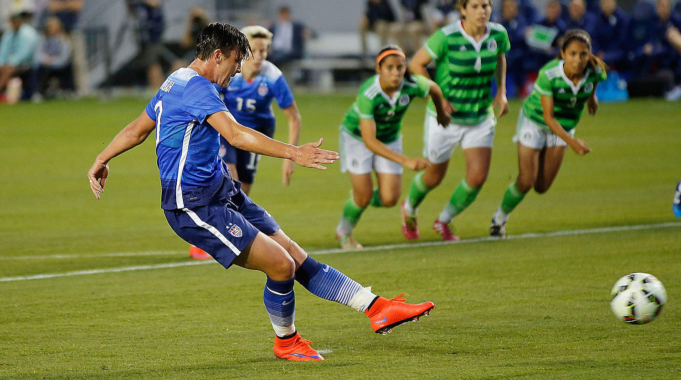 Der Star des Teams: Torjägerin Abby Wambach © 2015 Getty Images