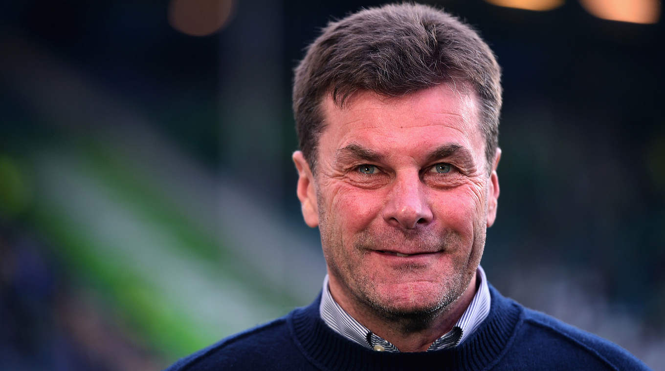 Dieter Hecking will be hoping to seal the first title of his managerial career.  © 2015 Getty Images