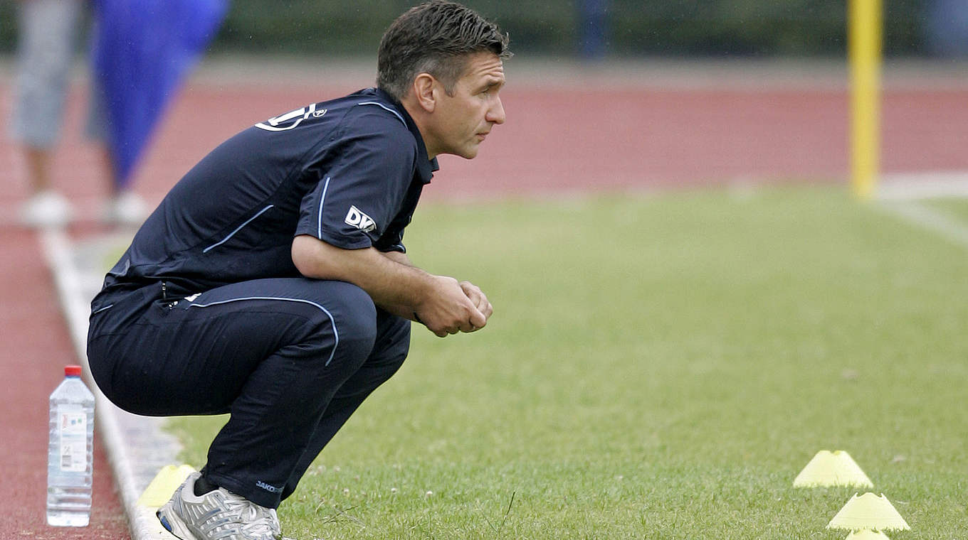 Potsdams Trainer Weigang: "Die Mannschaft freut sich riesig auf das Endspiel" © 2009 Getty Images
