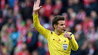 Dr. Felix Brych is set to take charge of his first DFB Cup final. © 2015 Getty Images