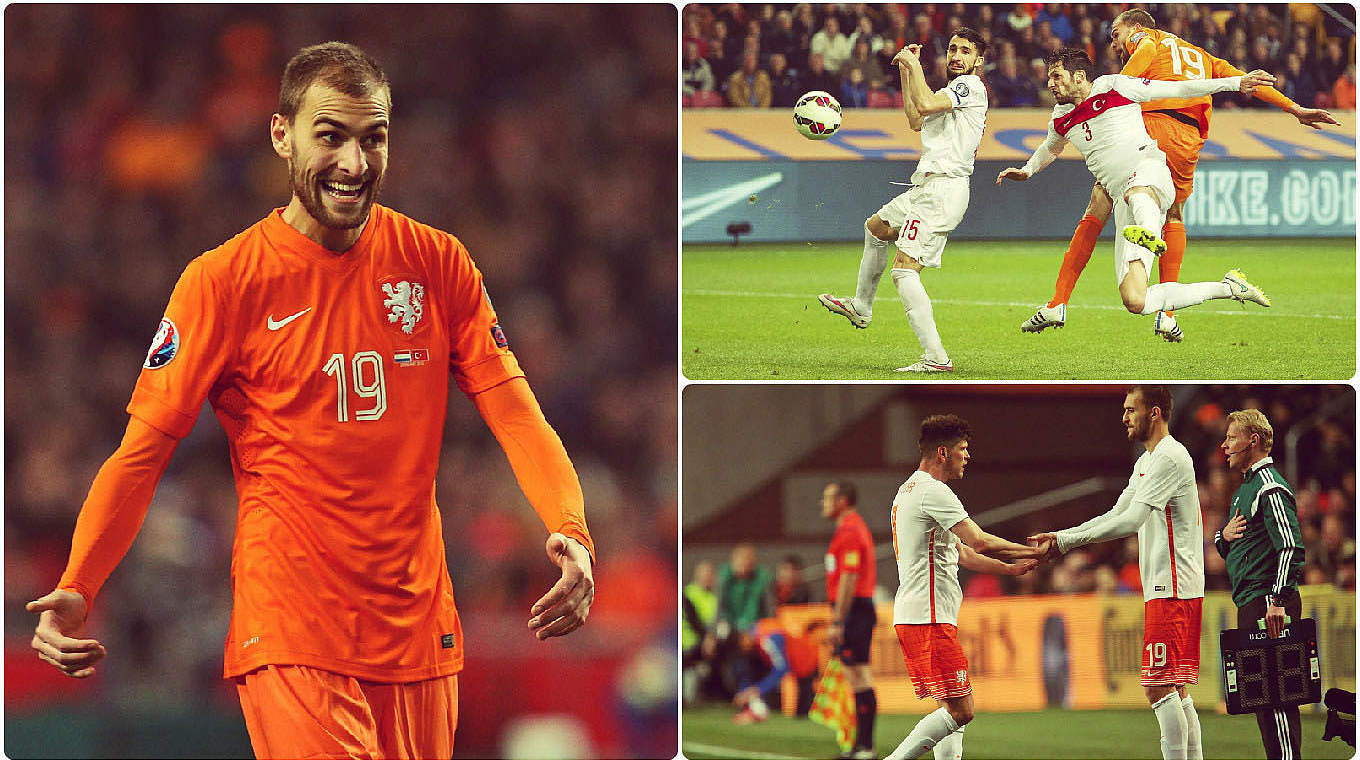 Bas Dost also made his Holland debut in 2015 © 