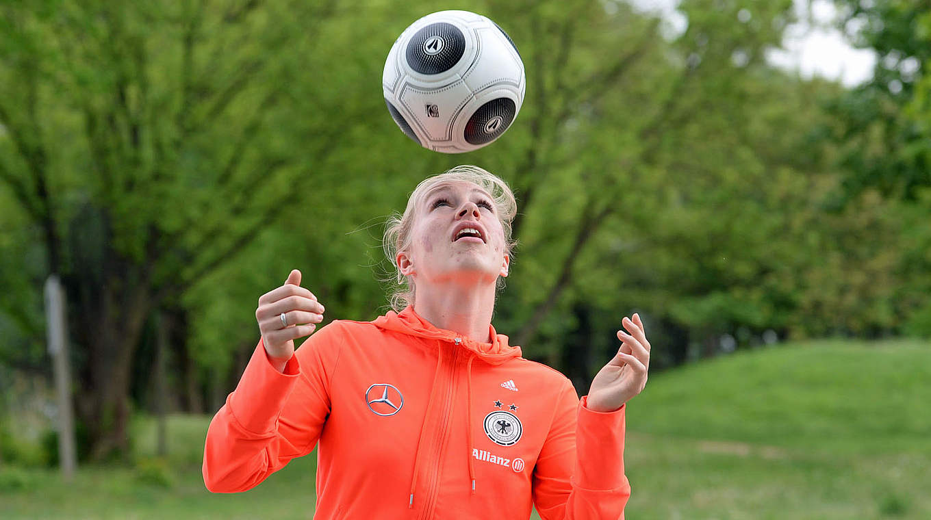 Die vierte Nationalspielerin in Frankreich: Pauline Bremer © Jan Kuppert