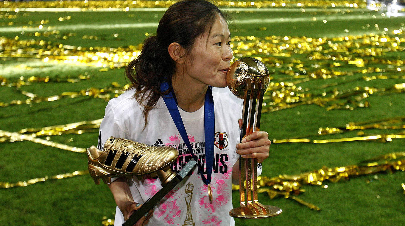 Spielführerin Japans und beste Spielerin des Turniers: Homare Sawa © Bongarts/GettyImages