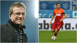 Neuer Trainer und Abwehrmann: Sportchef Rangnick (l.) coacht, Orban spielt für RB © Bongarts/GettyImages/DFB