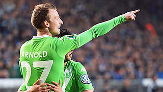 Jüngster Bundesligaspieler- und Torschütze des VfL Wolfsburg: Maximilian Arnold © 2015 Getty Images