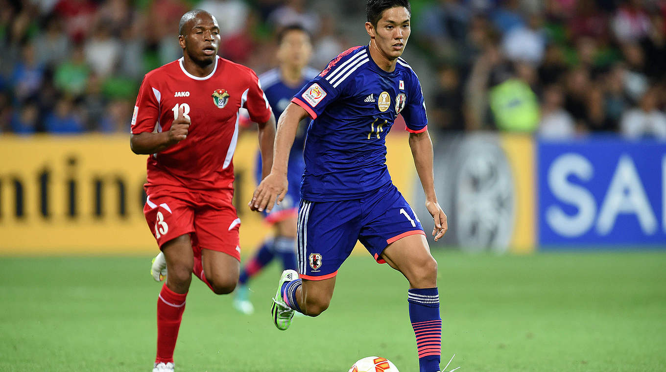 Läuft in der kommenden Saison für Mainz auf: Japans Yoshinori Muto (v.) © 2015 Atsushi Tomura