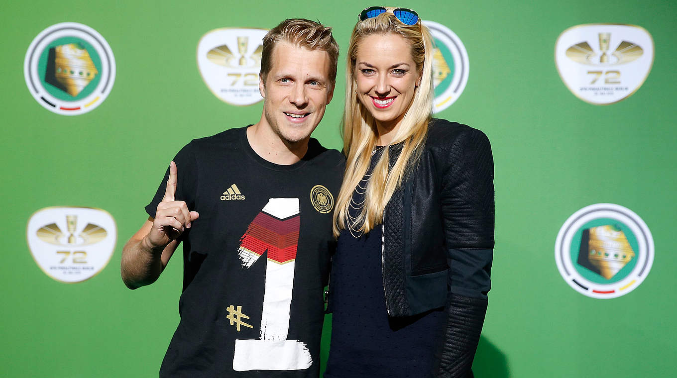 Oliver Pocher und Tennisspielerin Sabine Lisicki © 2015 Getty Images