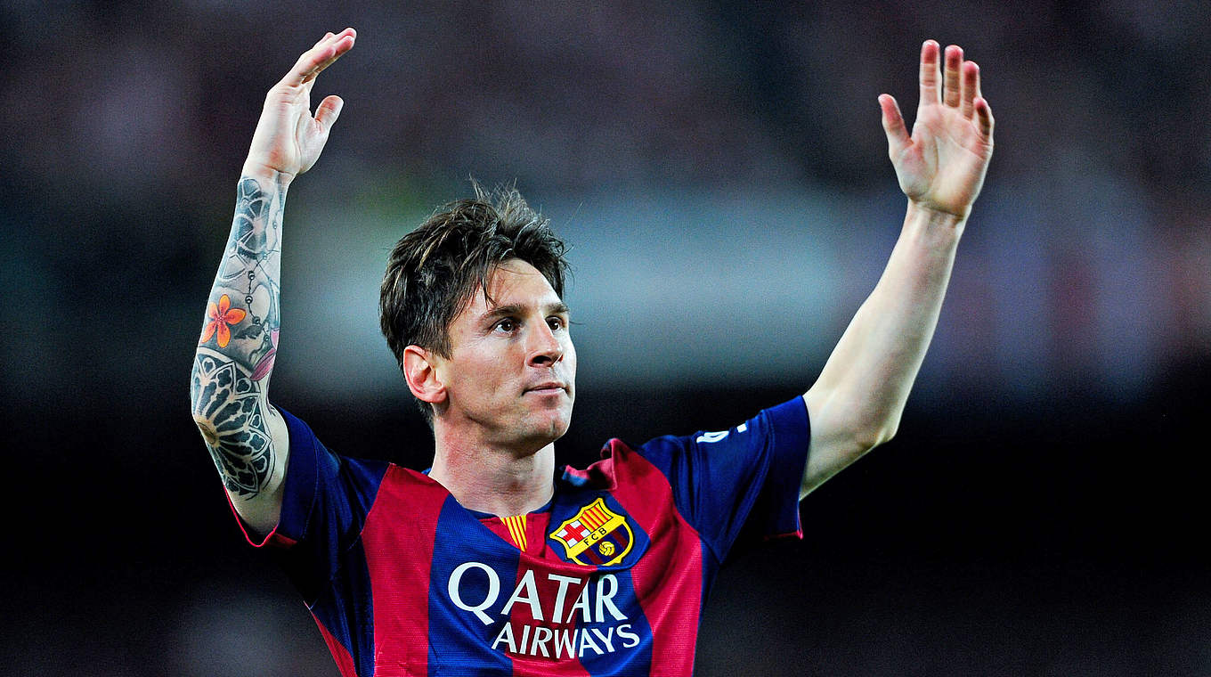 Cup final brace: Lionel Messi © 2015 Getty Images