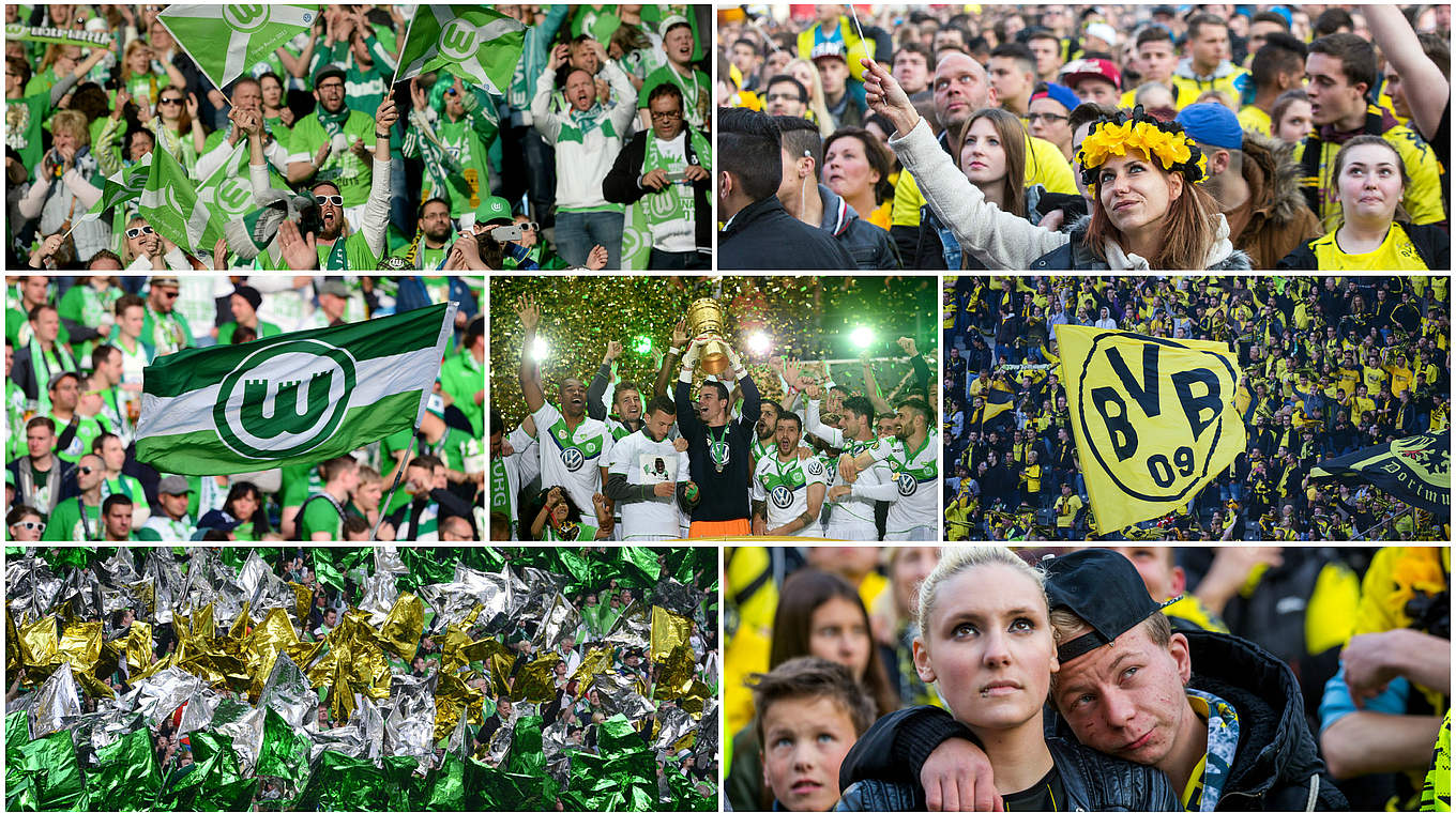 Ob im Stadion, auf Fanfesten oder im Wohnzimmer: Die Fans schauen das Finale © AFP/GettyImages/imago/DFB