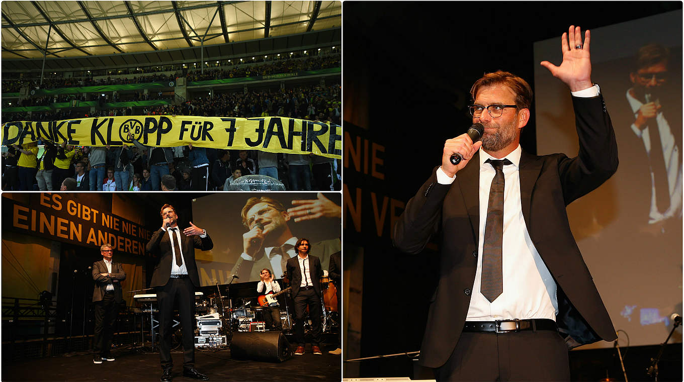 Klopp: "Es fällt schwer loszulassen, der Abschiedsschmerz kommt und tut extrem weh" © 2015 Getty Images/DFB