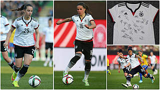 Das ultimative Fan-Utensil: Das Unterschriften-Trikot der Frauen-Nationalmannschaft. © Getty Images