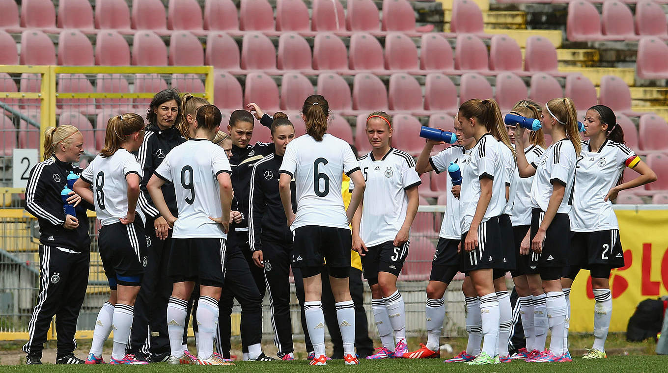 Eingeschworene Einheit: die U 17-Juniorinnen des DFB © 2015 Getty Images