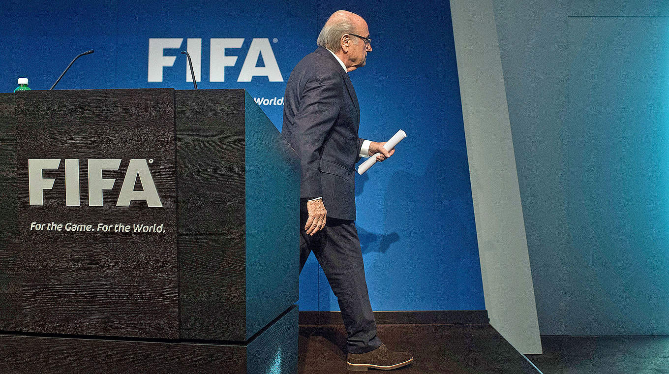 Resigned as FIFA President: Josep S. Blatter © 