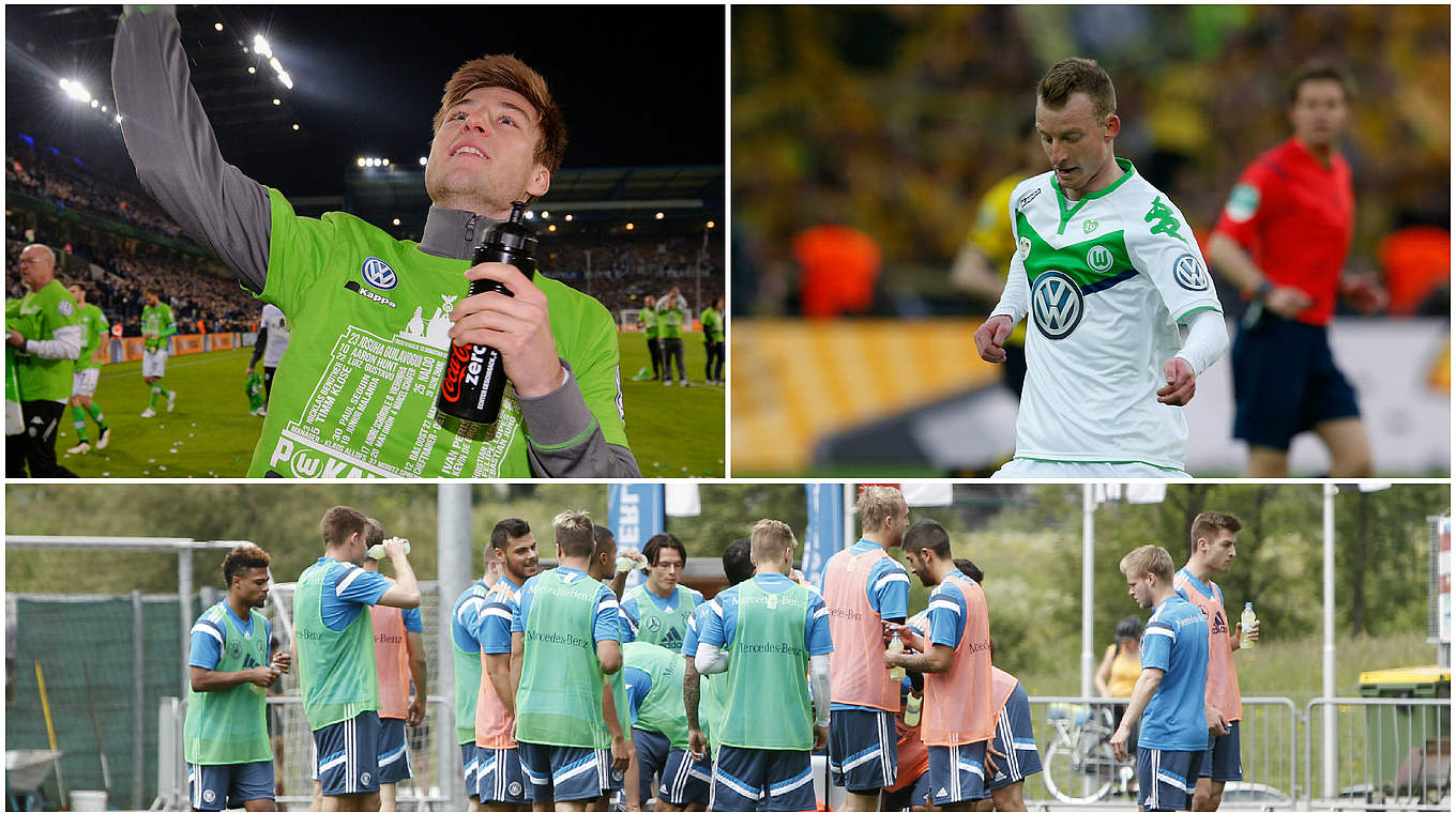 Vom Pokalfinale in Berlin zum Trainingslager nach Österreich: Robin Knoche und Maxi Arnold © Getty Images /DFB