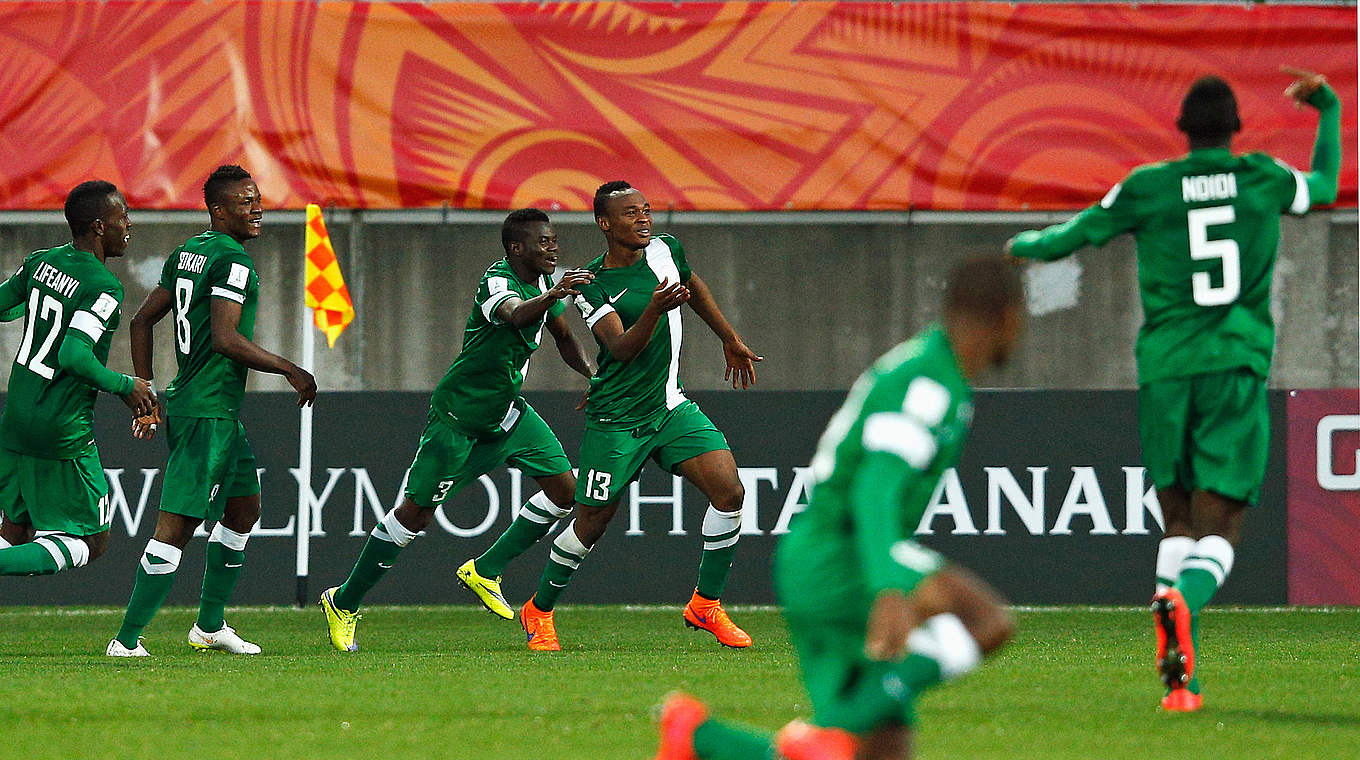 Still in the running for the knockout stage: Nigeria beat North Korea
 © 2015 FIFA