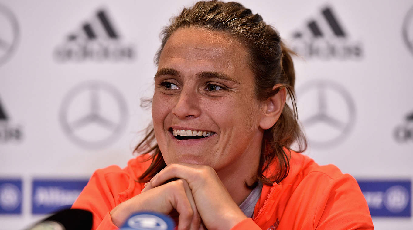 Nadine Angerer: "Ich habe Bock, erfolgreich zu sein" © 2015 Getty Images