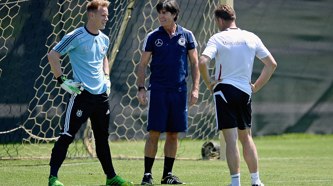 Löw: "I'm of course delighted for ter Stegen" © 2013 Getty Images