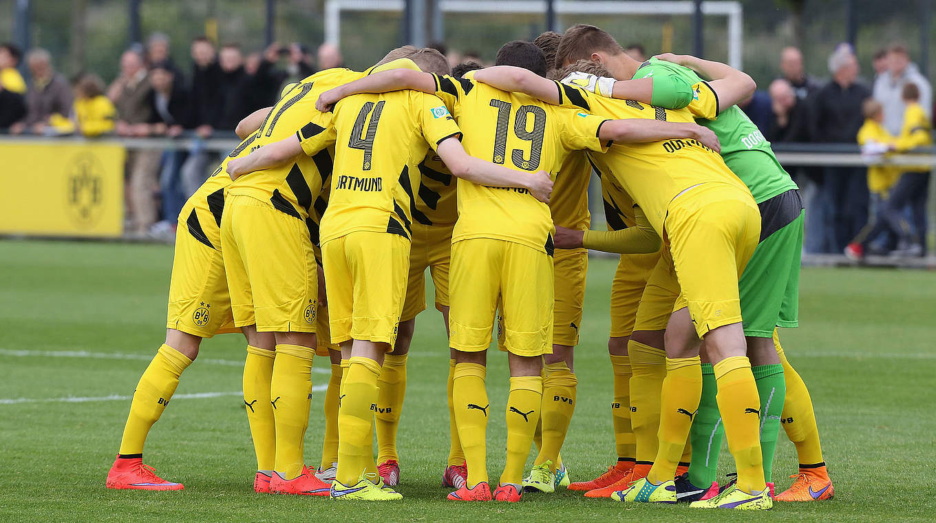 2:1-Erfolg in Leipzig: Der BVB steht im Finale um die B-Junioren-Meisterschaft © 2015 Getty Images