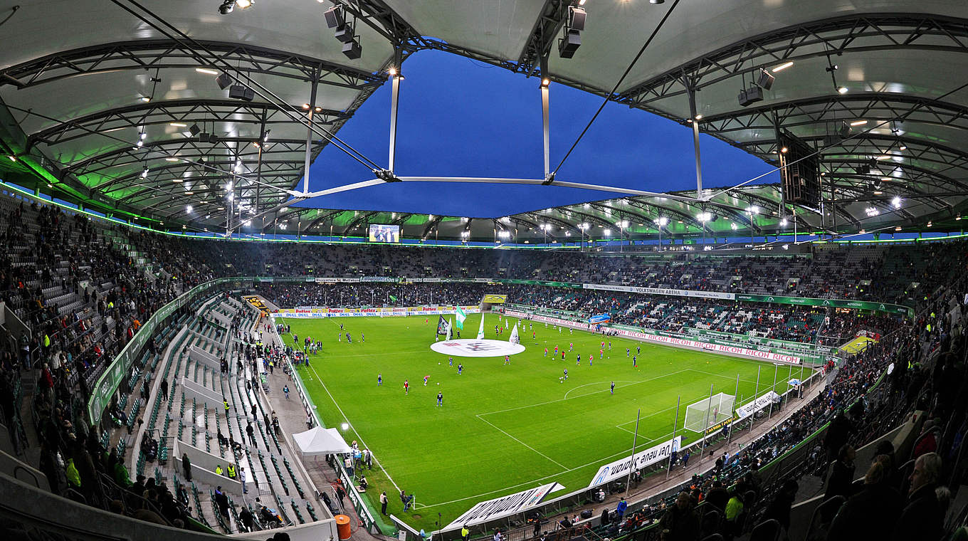 Am 1. August Austragungsort des deutschen Supercups: Die Volkswagen-Arena © 2010 Getty Images