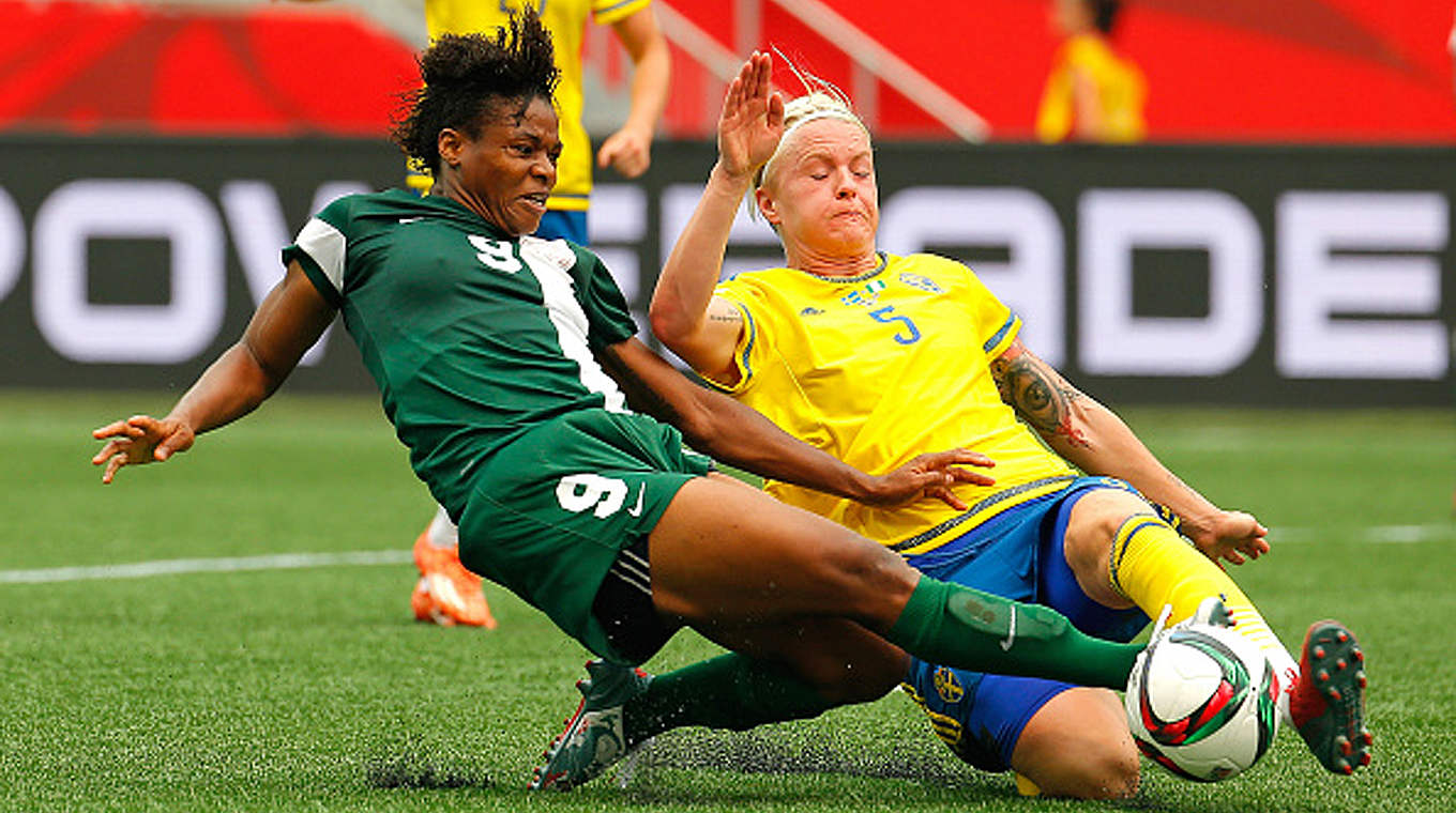 Intensives Duell: Schweden und Nigeria starten mit einem Unentschieden in die WM © 2015 Getty Images