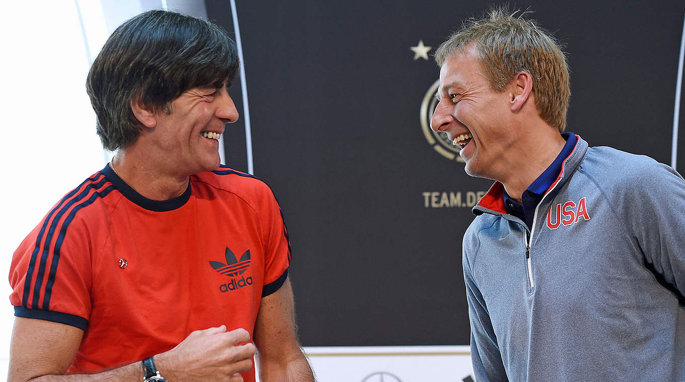 Klinsmann: "I have a huge amount of admiration for Jogi" © GES/Markus Gilliar