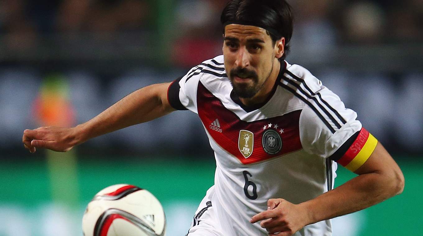 Turin-bound Sami Khedira playing for Germany against USA © Getty Images