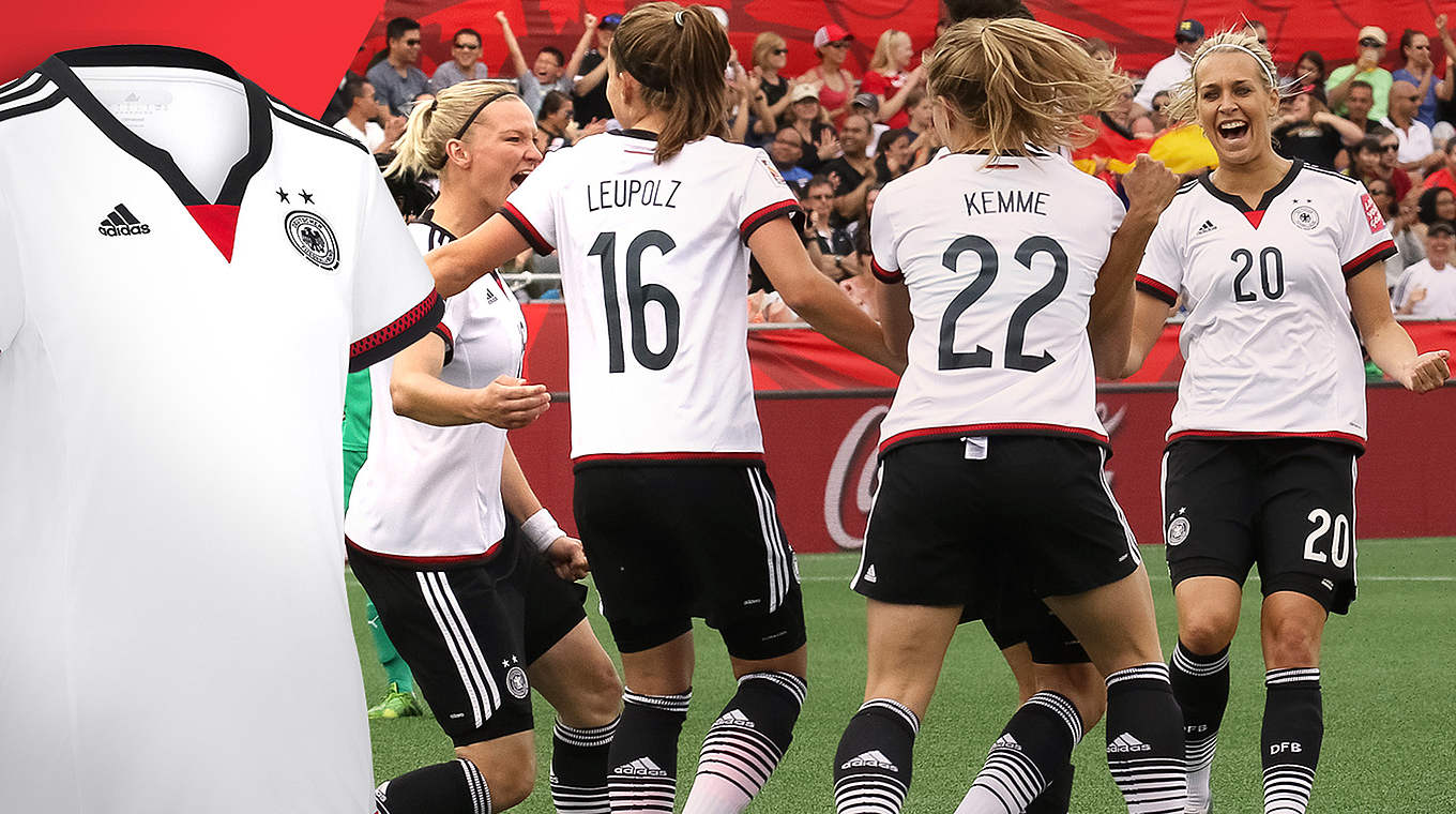 Im DFB-Fanshop Erhältlich: Das Offizielle Heimtrikot Frauen WM 2015 ...