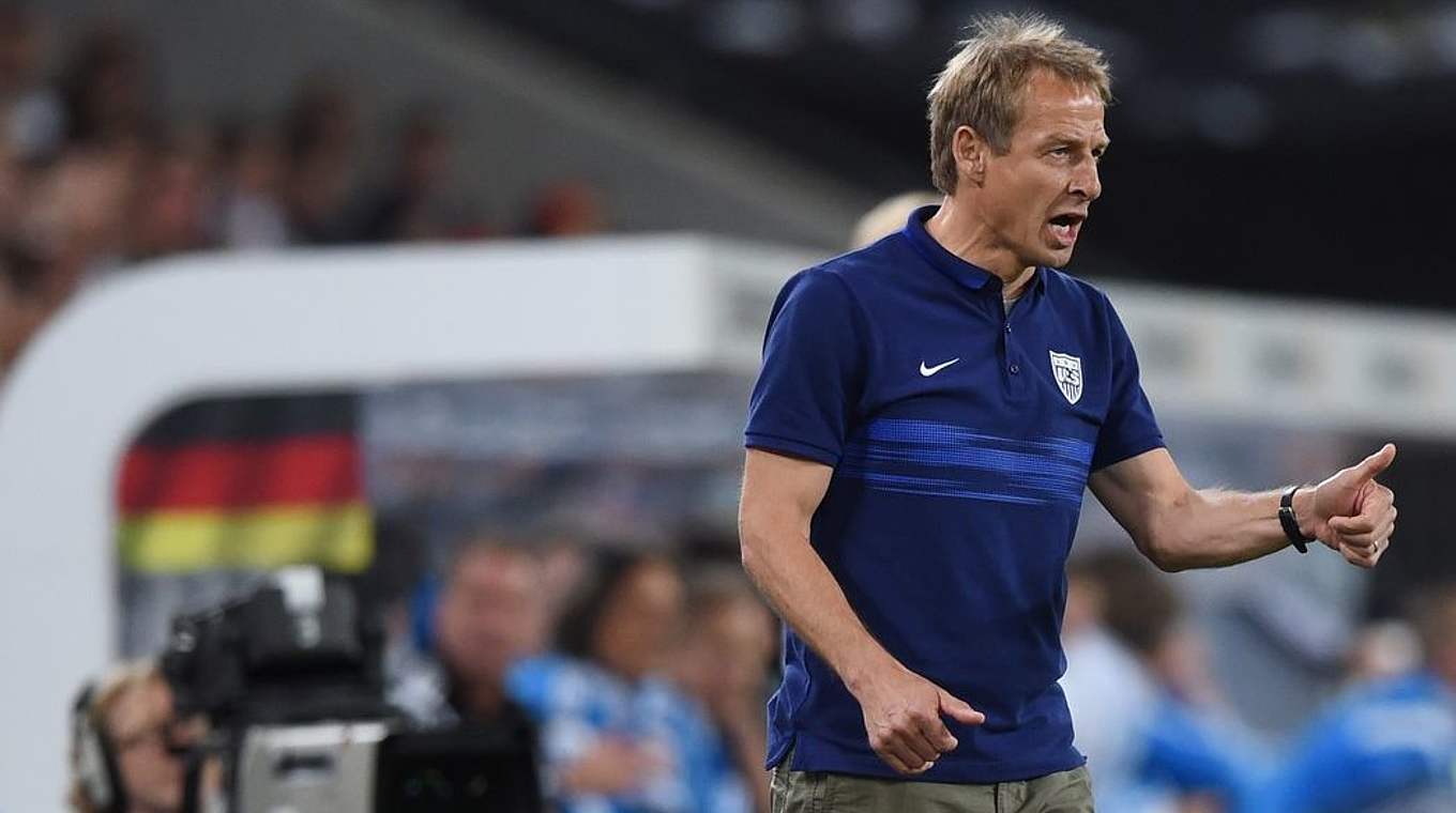 Klinsmann: "It was an entertaining game with a good ending for us" © GES/Markus Gilliar