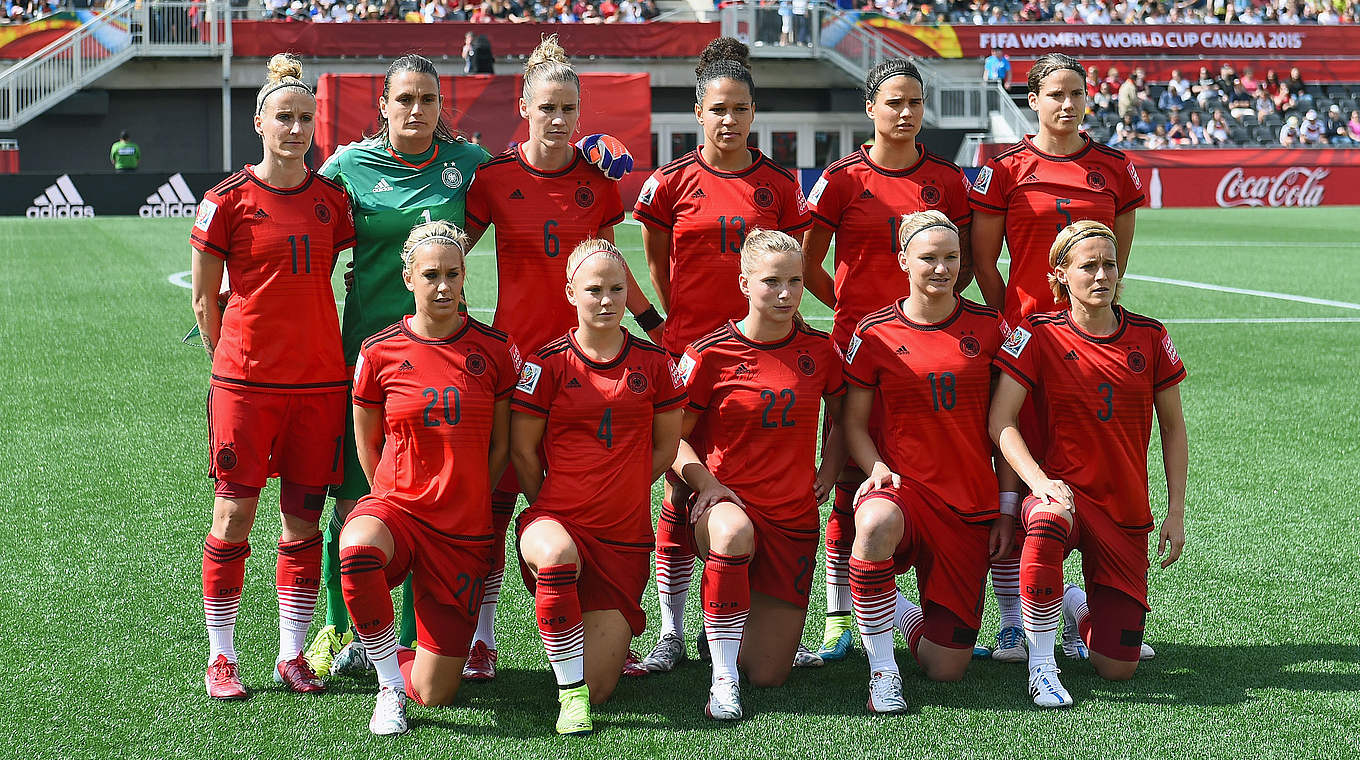The starting XI for the game against Norway © 2015 Getty Images