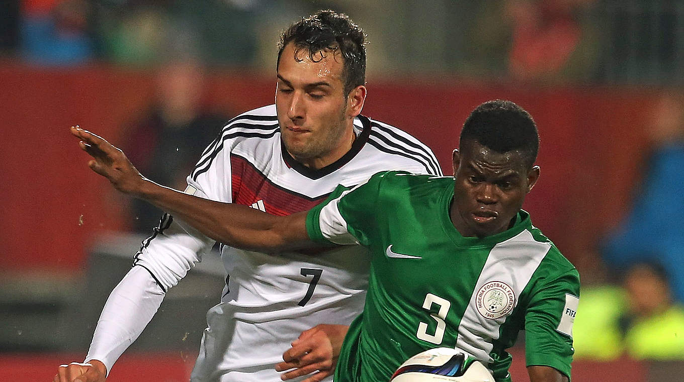 Mit vollem Einsatz: Levin Öztunali im Achtelfinale der U 20-WM gegen Nigeria © 2015 Getty Images