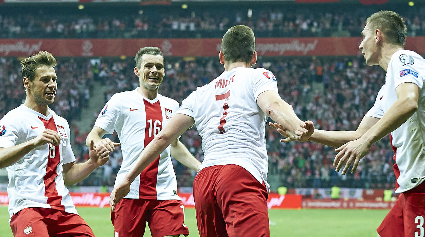 Weiter an der Spitze in Gruppe D: Polen schlägt Georgien 4:0 © 2014 Getty Images
