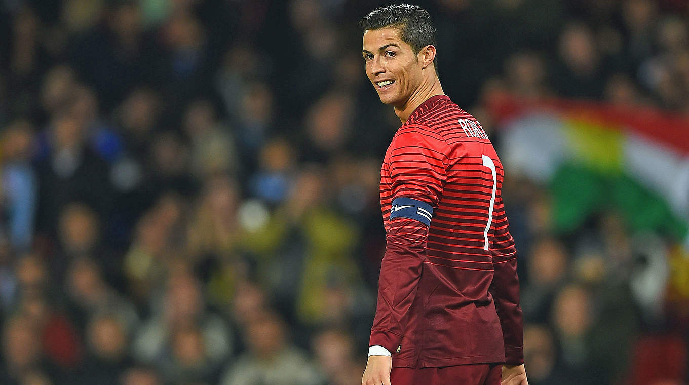 Drei Tore bei Portugals Sieg in Armenien: Cristiano Ronaldo © 2014 Getty Images