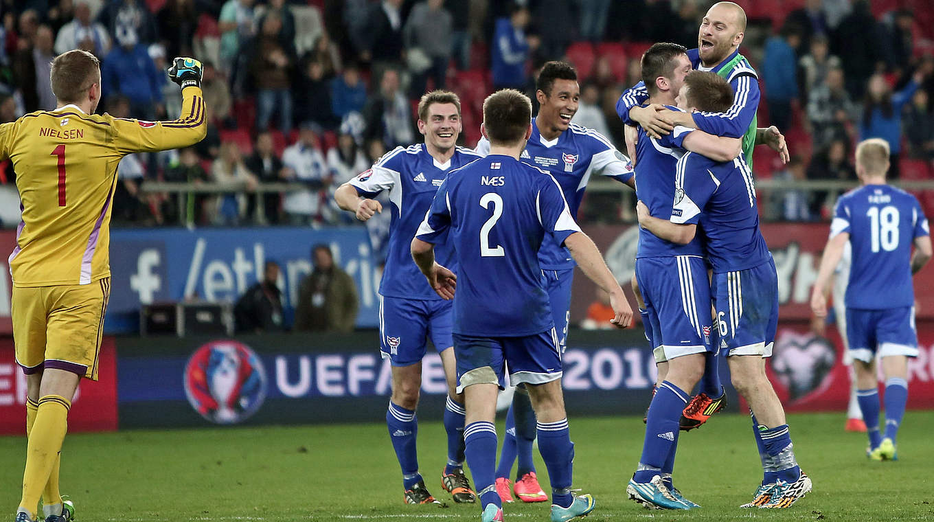 Erfolg gegen Griechenland: Färöer siegen überraschend © AFP