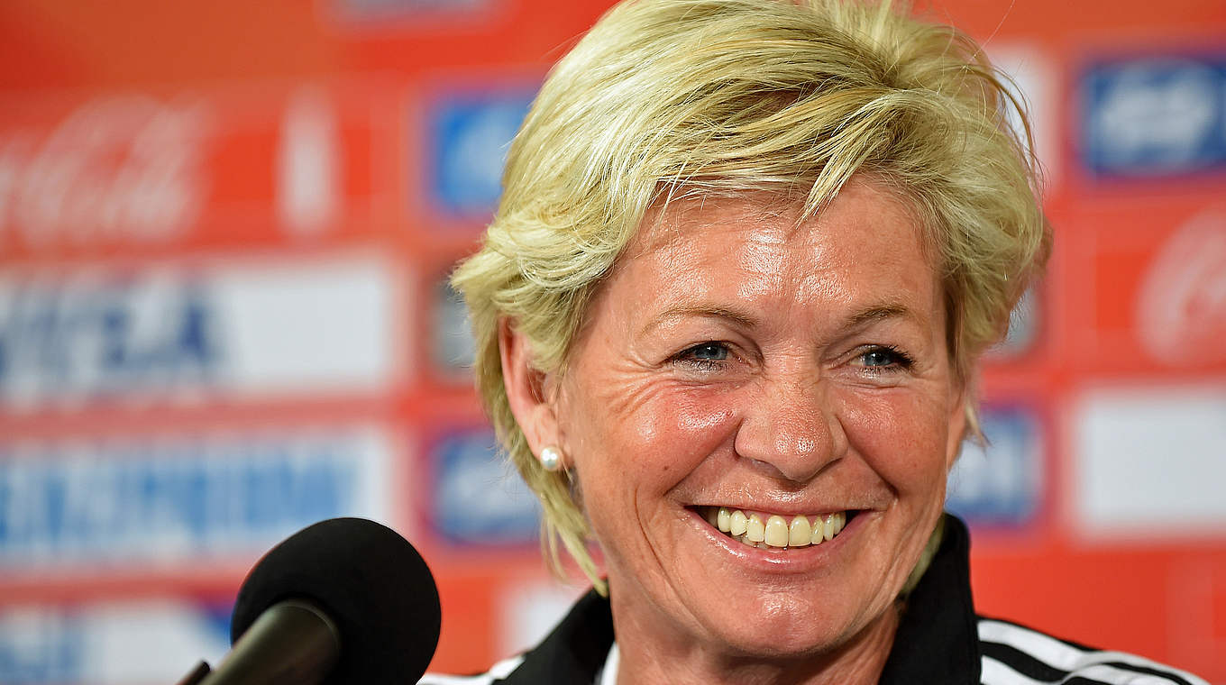 Silvia Neid: "We want to play well and take something from the game" © 2015 Getty Images