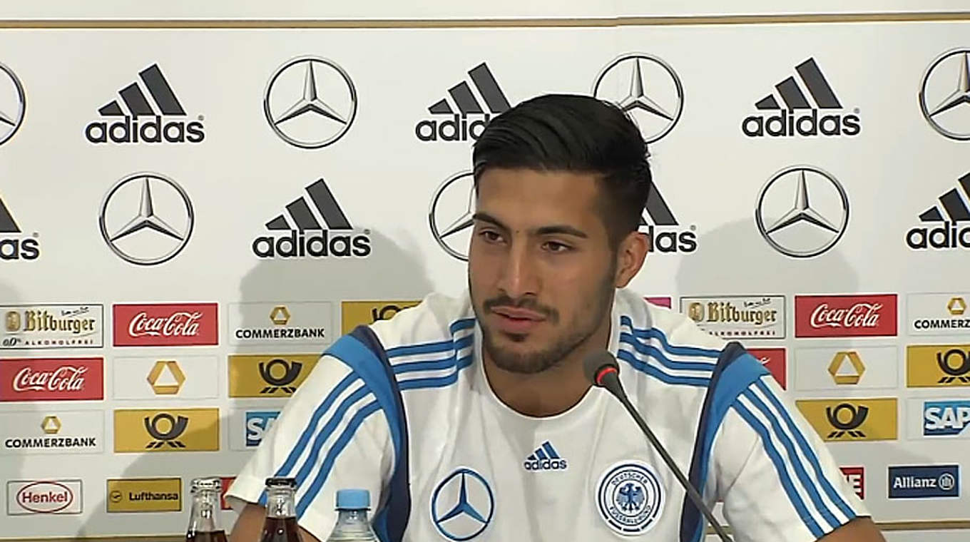 Emre Can: "We're watching videos of opponents and therefore know them well" © DFB-TV