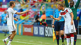 Müller (l.): England-Spiel in Dortmund 