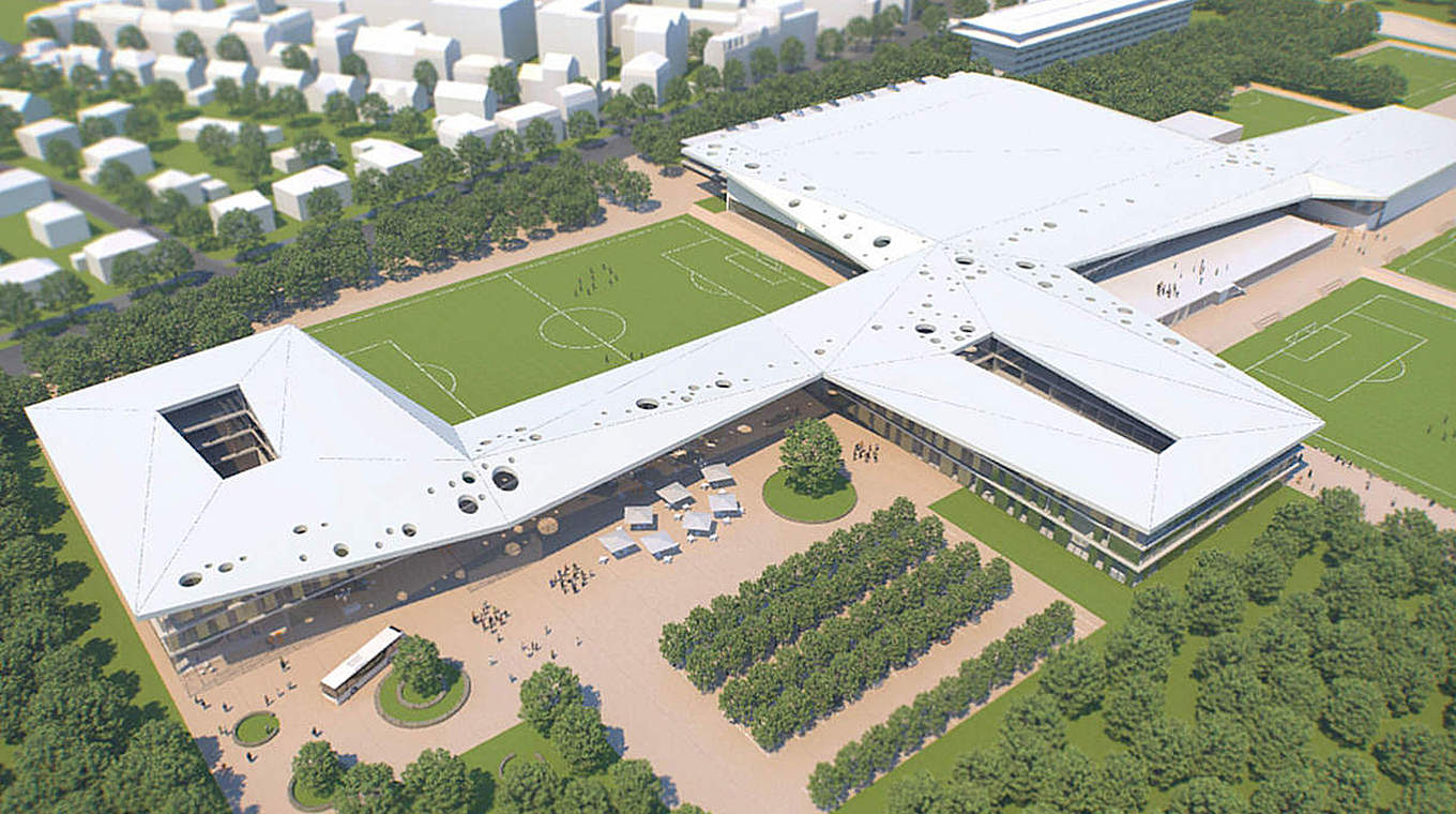 The DFB academy project promises a strong foundation for the future © 