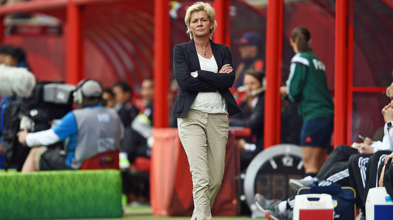 Germany's head coach Silvia Neid: "The team's chance conversion really concerns me" © 2015 Getty Images