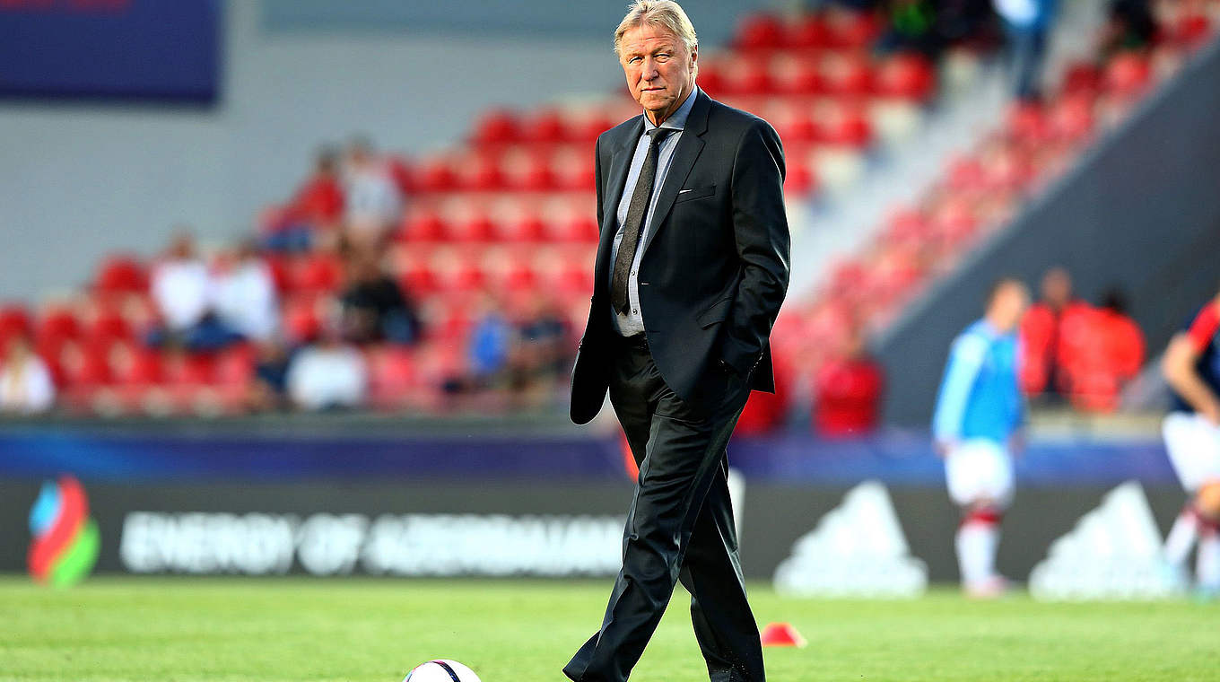 Hrubesch: "We’ll look at what went well and what didn’t in the Serbia match" © 2015 Getty Images