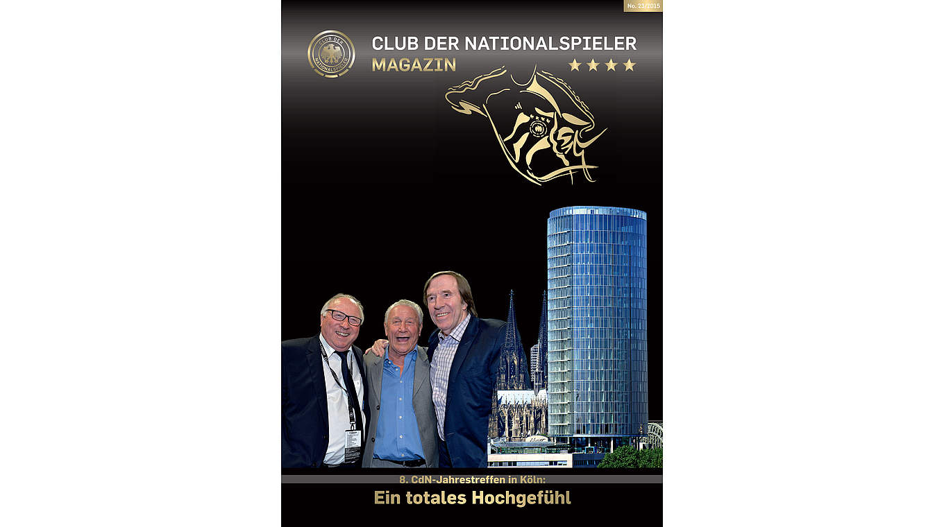 Jetzt online verfügbar: die 23. Ausgabe des Magazins "Club der Nationalspieler" © dfb