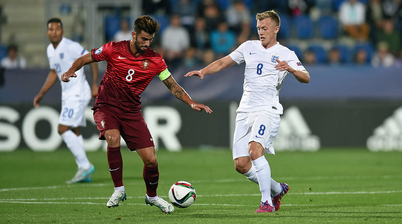 Unterliegt in erstem EM-Auftritt gegen Portugal: England © 2015 Getty Images