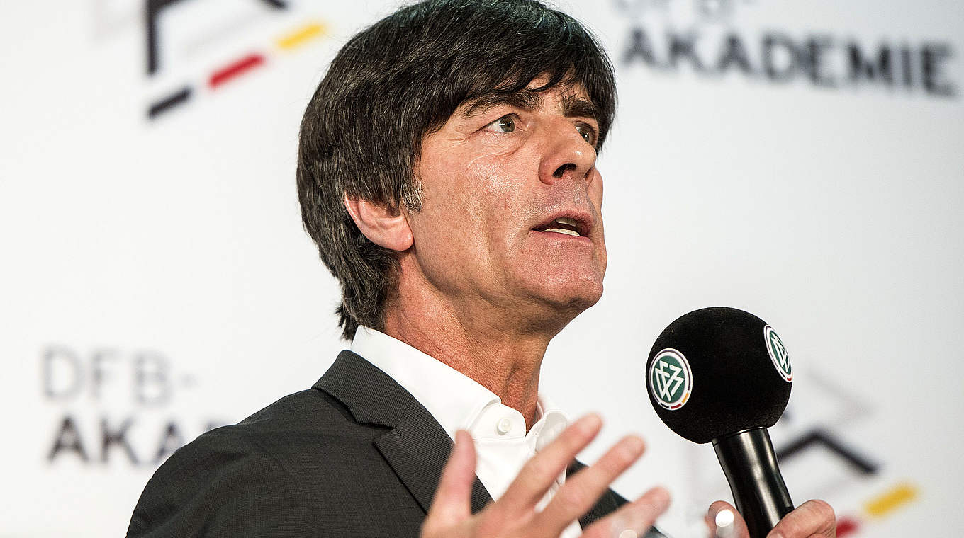 Löw: "The planned DFB academy can be where we develop young players and ideas" © 2015 Getty Images