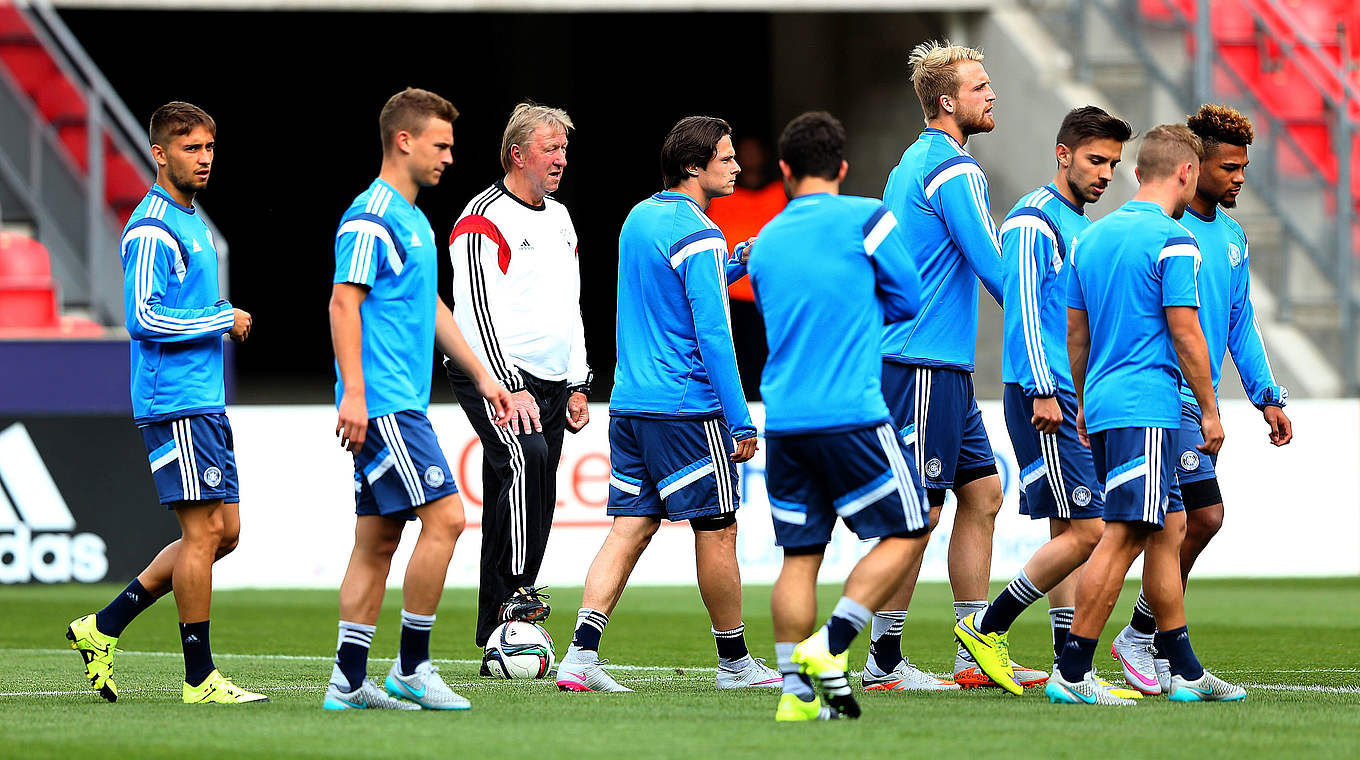 Germany U21s are eager to do better © 2015 Getty Images