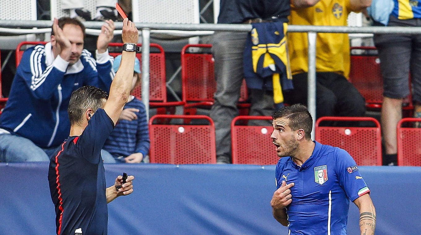 Für drei Spiele gesperrt: der Italiener Stefano Sturado © 2015 Getty Images