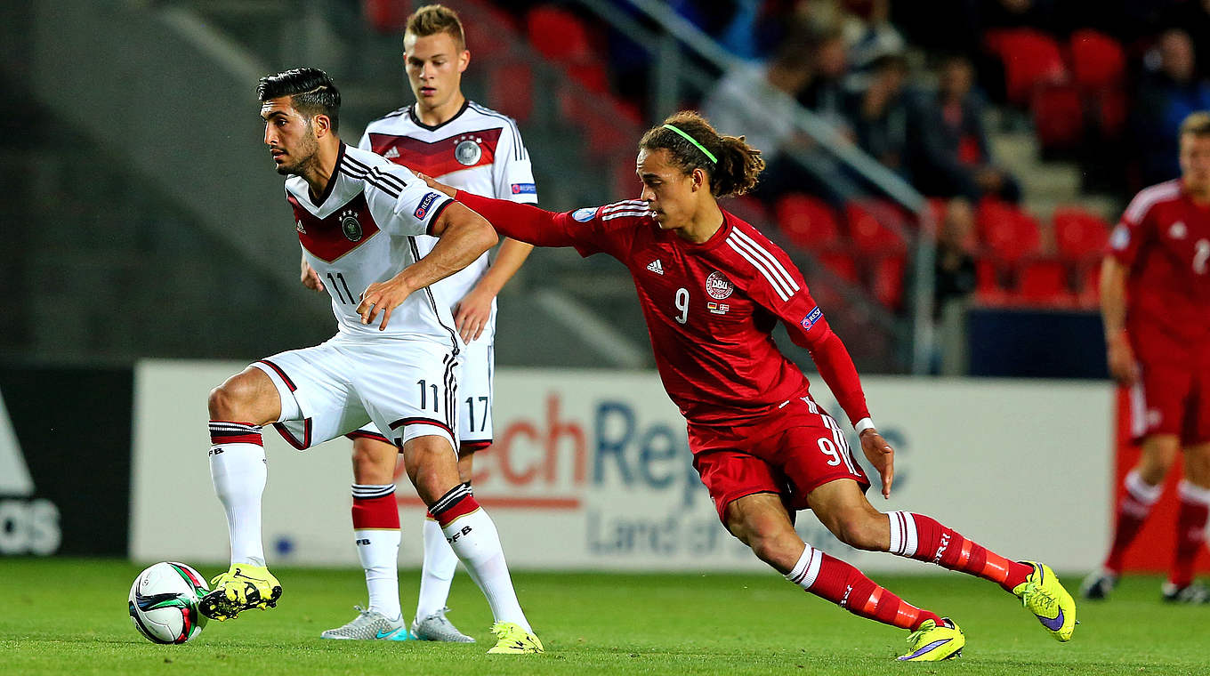 Aus der 2. Bundesliga bekannt: der Däne Yussuf Poulsen (r.) © 2015 Getty Images