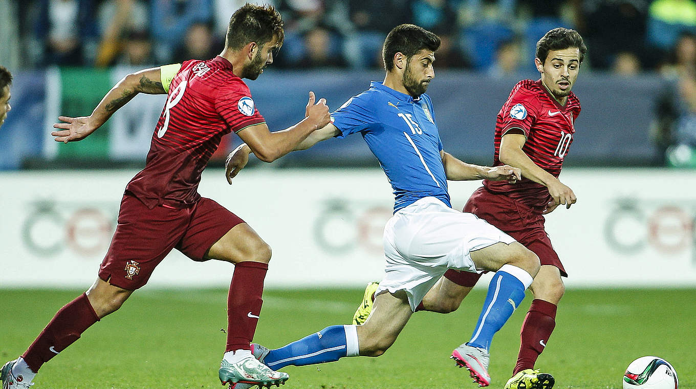 Intensives Duell: Italien und Portugal trennen sich torlos © 2015 Getty Images