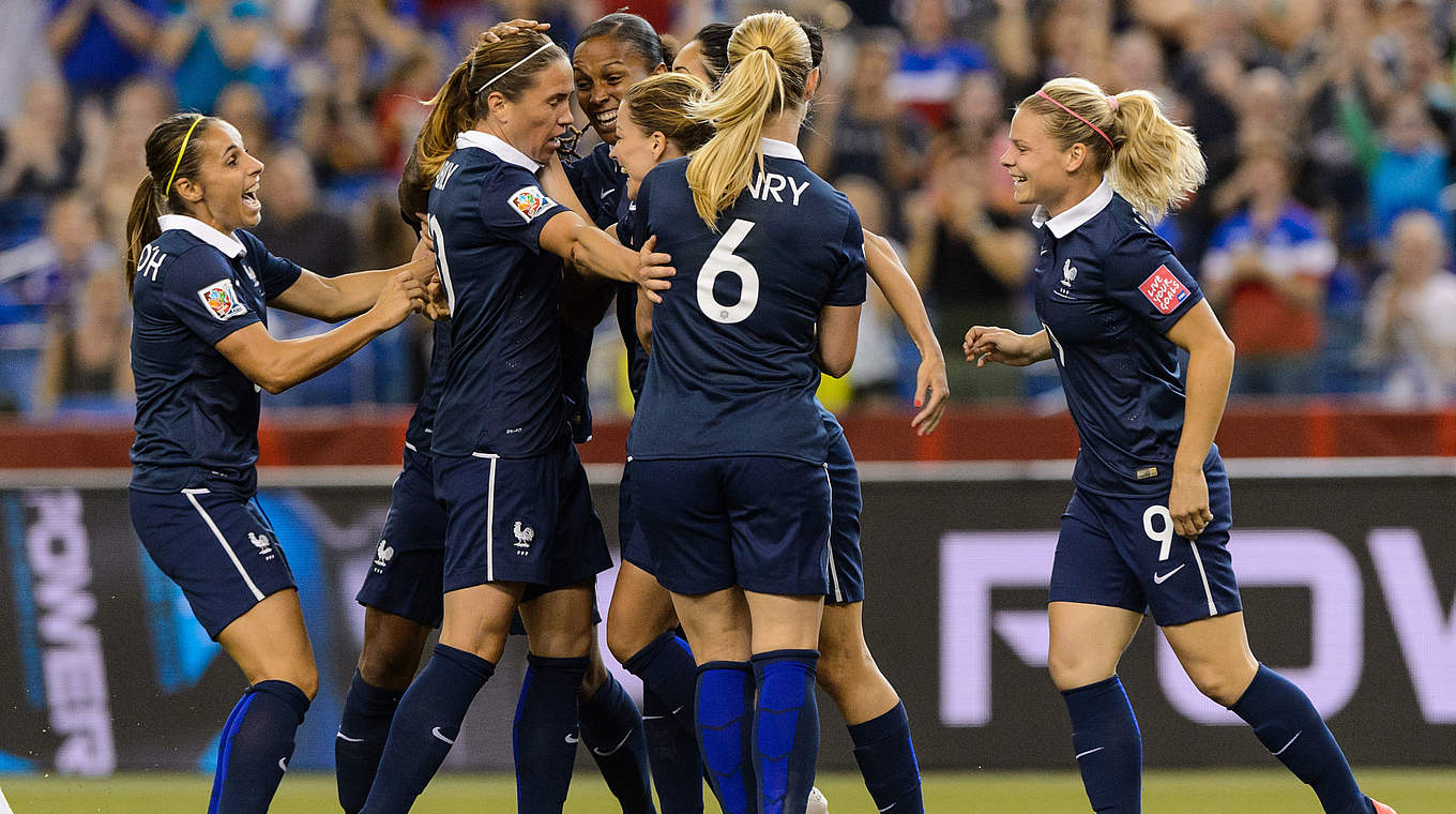 Mit einem 3:0 gegen Südkorea im Viertelfinale: Frankreich © 2015 Getty Images