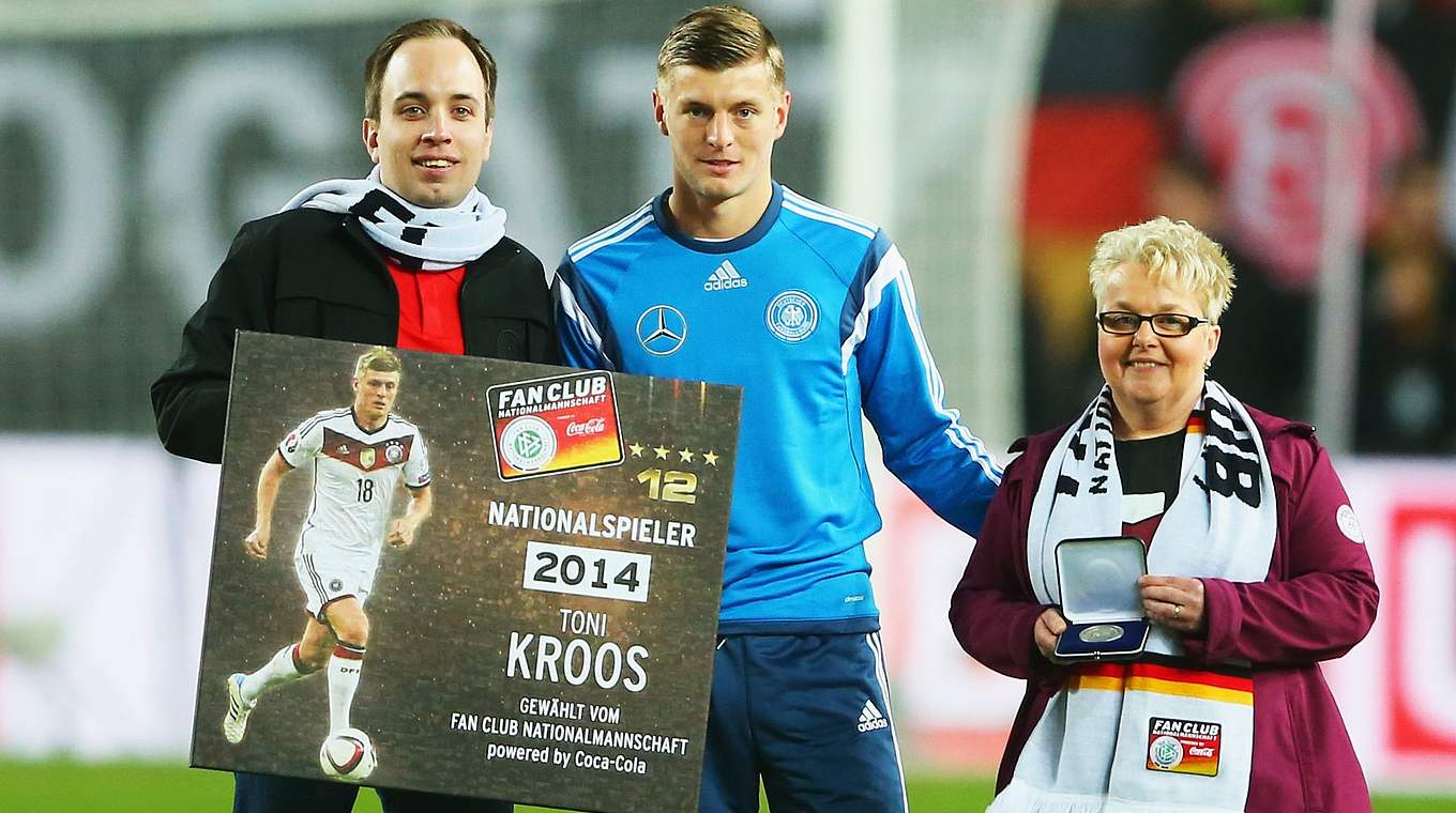 Starke Beteiligung: Toni Kroos wurde als "Nationalspieler des Jahres 2014" ausgezeichnet. © Getty Images