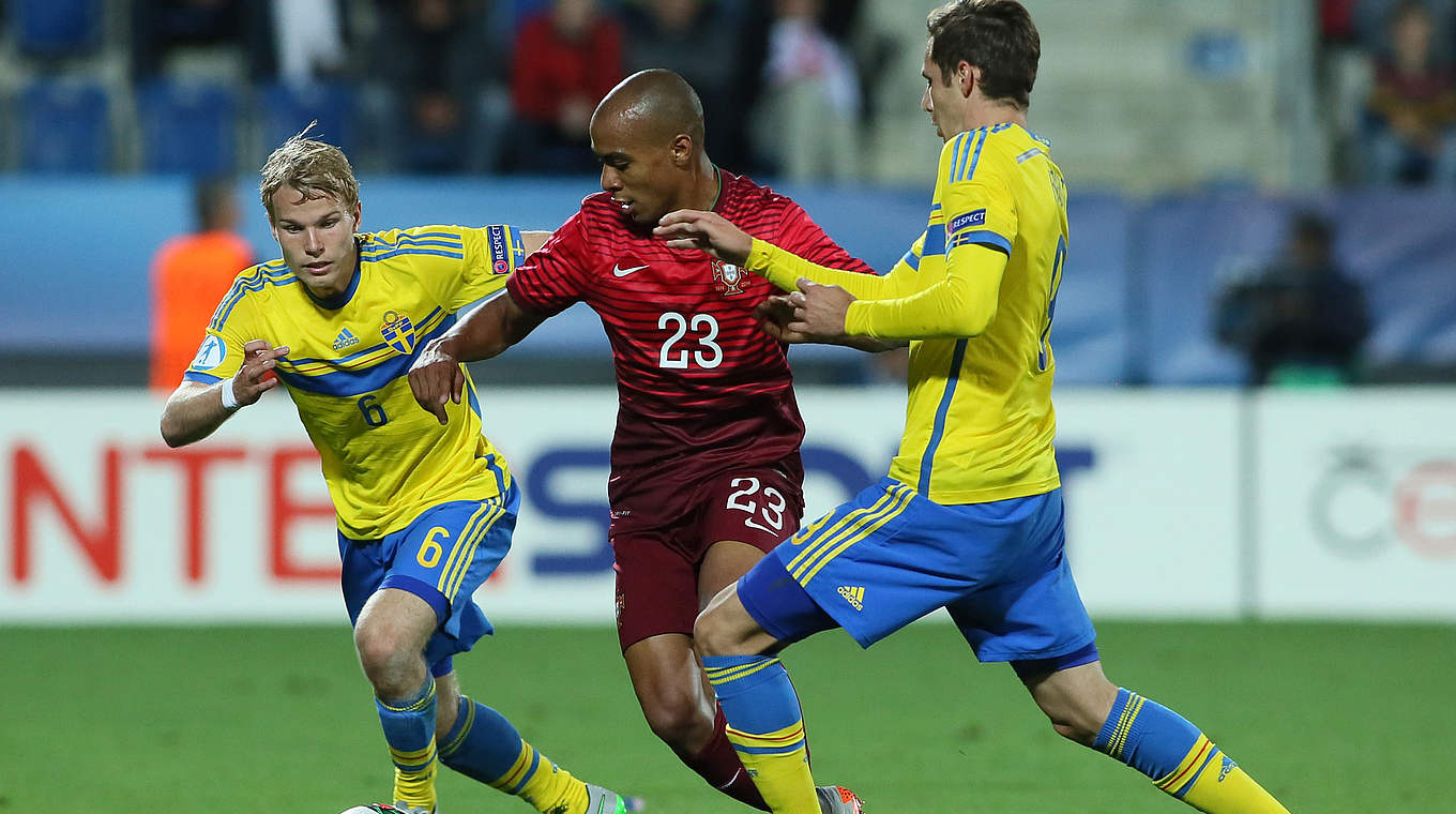 Trifft nach dem Remis gegen Schweden im Halbfinale auf Deutschland: Portugals U 21 © Getty Images 2015