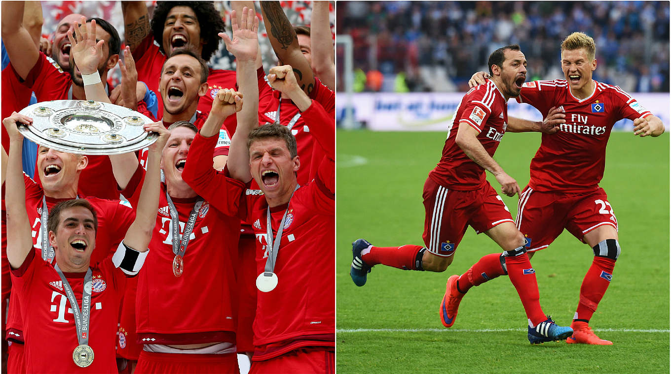 Traditionsreiches Duell zum Auftakt: Bayern empfängt den HSV © 2015 Getty Images